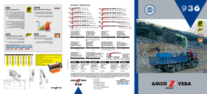 Grúas de carga hidráulicas Amco Veba 936-4 S