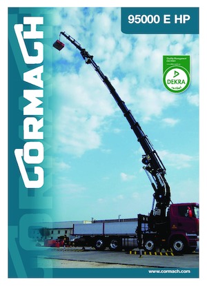 Grúas de carga hidráulicas Cormach 95000 E8F186 HP
