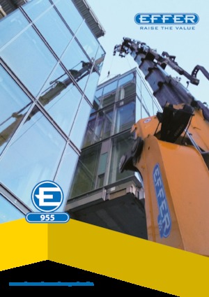 Grúas de carga hidráulicas Effer 955 8S