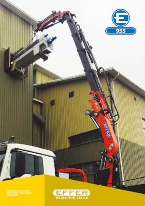 Grúas de carga hidráulicas Effer 955 8S