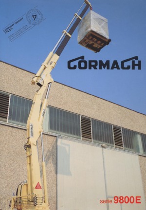 Grúas de carga hidráulicas Cormach 9800 E2