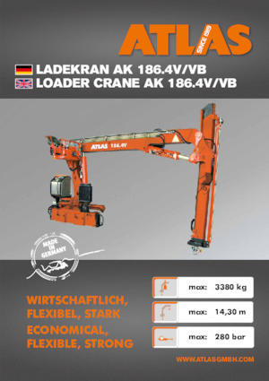 Grúas de carga hidráulicas Atlas AK 186.4VB A12L 