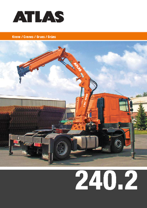 Grúas de carga hidráulicas Atlas AK 240.2E A5 