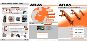 Grúas de carga hidráulicas Atlas AK 300.2 V A24