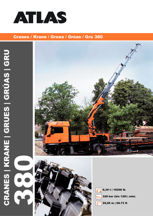 Grúas de carga hidráulicas Atlas AK 380.3 A2
