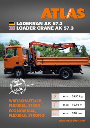 Grúas de carga hidráulicas Atlas AK 57.3 A1L 