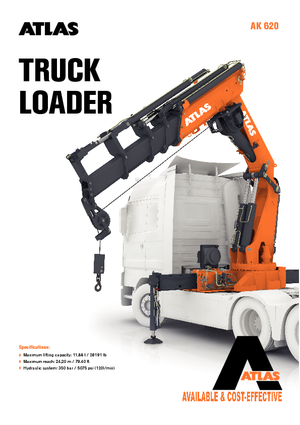 Grúas de carga hidráulicas Atlas AK 620.3E A5 