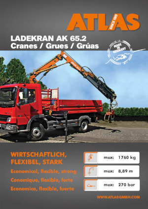 Grúas de carga hidráulicas Atlas AK 65.2 A1L 