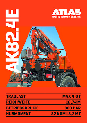 Grúas de carga hidráulicas Atlas AK 82.4E A5L