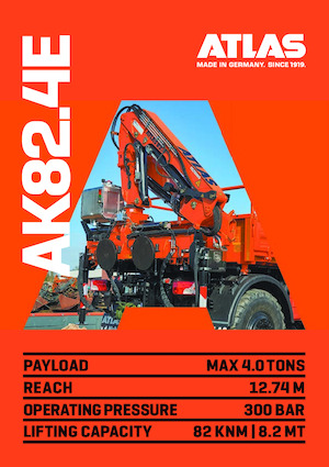 Grúas de carga hidráulicas Atlas AK 82.4E A5L