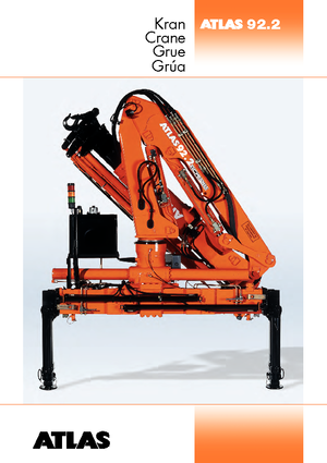 Grúas de carga hidráulicas Atlas AK 92.2 A2