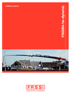 Grúas de carga hidráulicas Fassi F 1300 RA 2.26 he-dynamic