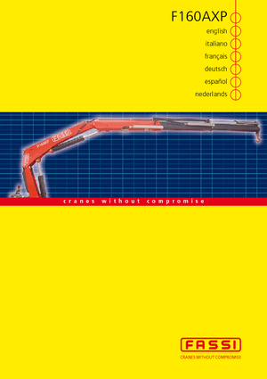 Grúas de carga hidráulicas Fassi F 160 ACXP 25