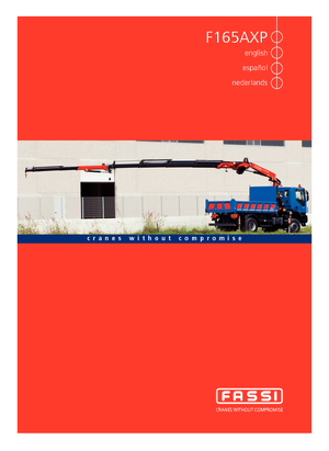 Grúas de carga hidráulicas Fassi F 165 ACXP 24 L 153