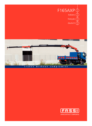 Grúas de carga hidráulicas Fassi F 165 ACXP 24 L 153