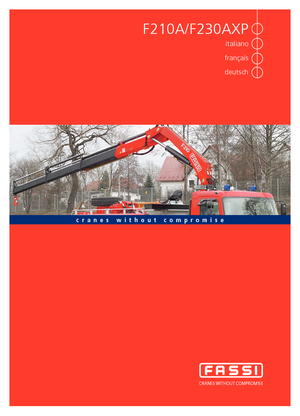 Grúas de carga hidráulicas Fassi F 210 A 24