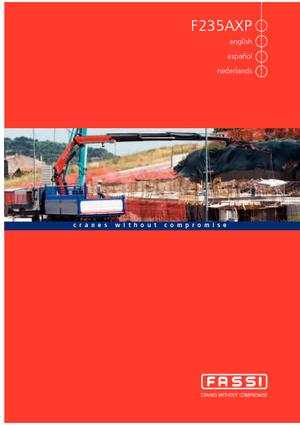 Grúas de carga hidráulicas Fassi F 235 AXP 26