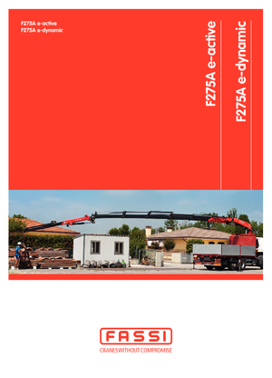Grúas de carga hidráulicas Fassi F 275 AC 0.23 e-active