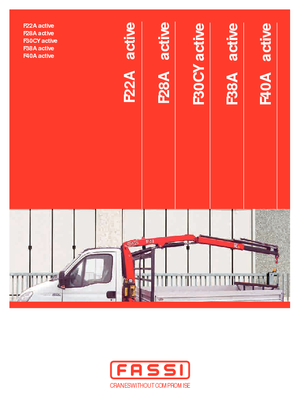 Grúas de carga hidráulicas Fassi F 40 A 0.21 active