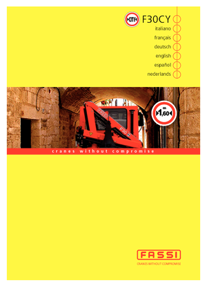 Grúas de carga hidráulicas Fassi F 30 CY 23