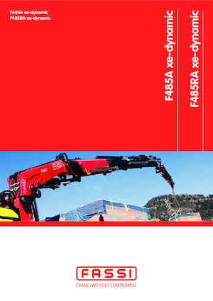 Grúas de carga hidráulicas Fassi F 485 RA 2.25 xe-dynamic