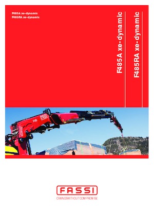 Grúas de carga hidráulicas Fassi F 485 RAC 2.25 xe-dynamic