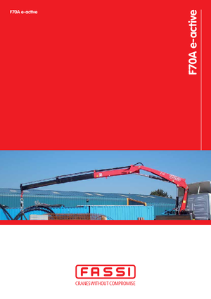 Grúas de carga hidráulicas Fassi F 70 AC 0.23 e-active
