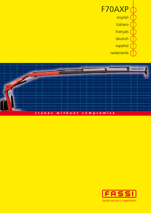 Grúas de carga hidráulicas Fassi F 70 AXP 23