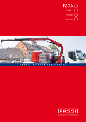 Grúas de carga hidráulicas Fassi F 80 A 24