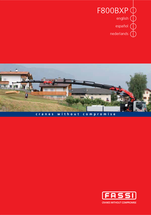 Grúas de carga hidráulicas Fassi F 800 BXP 26