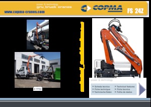 Grúas de carga hidráulicas COPMA 2000 FS 24Z