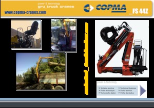 Grúas de carga hidráulicas COPMA 2000 FS 44.Z2
