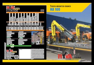 Grúas de carga hidráulicas Hyva Crane HA 100