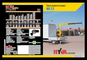 Grúas de carga hidráulicas Hyva Crane HA 22