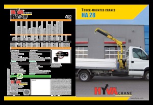 Grúas de carga hidráulicas Hyva Crane HA 28