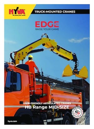 Grúas de carga hidráulicas Hyva Crane HB 112 E2