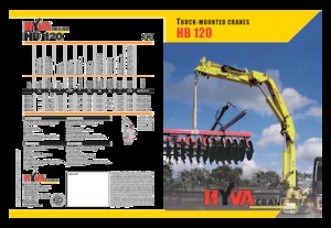 Grúas de carga hidráulicas Hyva Crane HB 120 E1