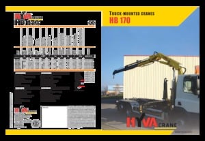 Grúas de carga hidráulicas Hyva Crane HB 170 E4 J2