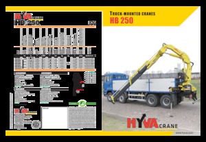 Grúas de carga hidráulicas Hyva Crane HB 250 E1