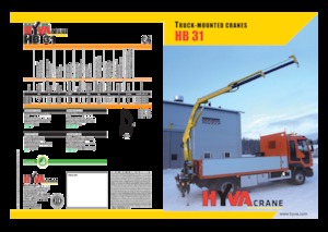 Grúas de carga hidráulicas Hyva Crane HB 31 E1