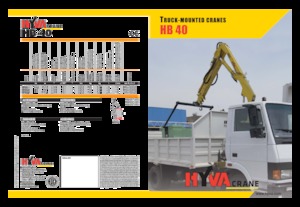 Grúas de carga hidráulicas Hyva Crane HB 40