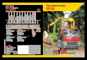 Grúas de carga hidráulicas Hyva Crane HB 60 E1