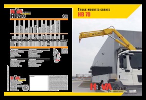 Grúas de carga hidráulicas Hyva Crane HB 70 E1