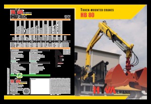 Grúas de carga hidráulicas Hyva Crane HB 80 E1