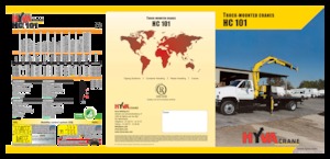 Grúas de carga hidráulicas Hyva Crane HC 101X 