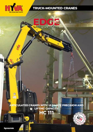 Grúas de carga hidráulicas Hyva Crane HC 111 E3