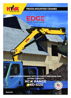 Grúas de carga hidráulicas Hyva Crane HC 111K E3 