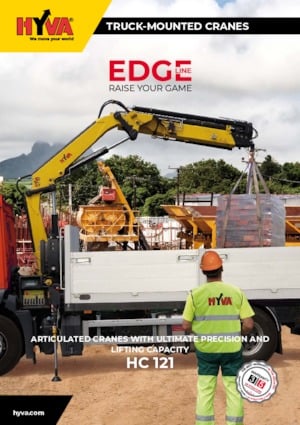Grúas de carga hidráulicas Hyva Crane HC 121 E1 