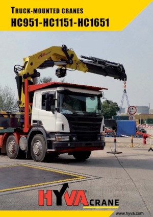 Grúas de carga hidráulicas Hyva Crane HC 1151 J6 