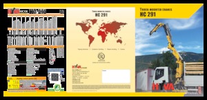 Grúas de carga hidráulicas Hyva Crane HC 291X 